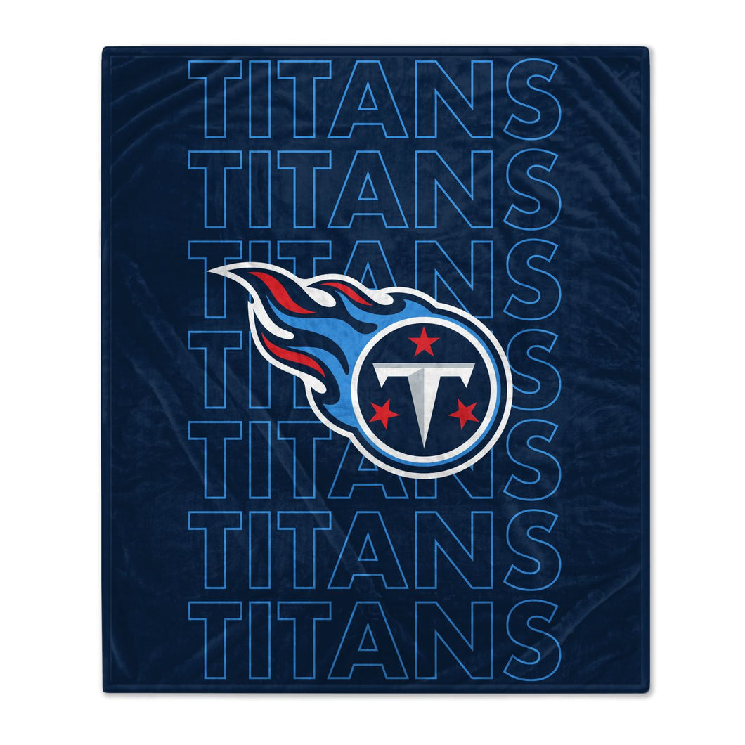 Tennessee Titans Echo Wordmark Blanket
