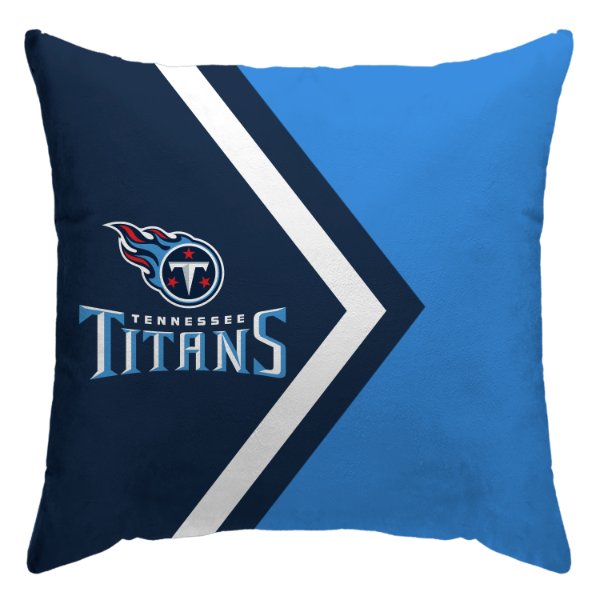 Tennessee Titans Side Arrow Poly Spandex Decor Pillow