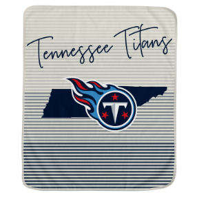 Tennessee Titans State Stripe Blanket