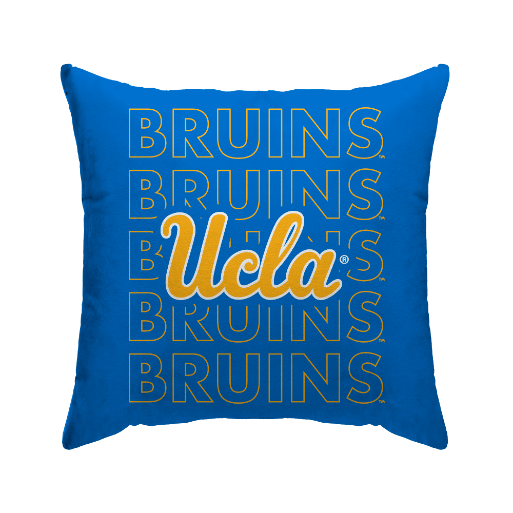 UCLA Bruins Echo Wordmark Poly Spandex Decor Pillow