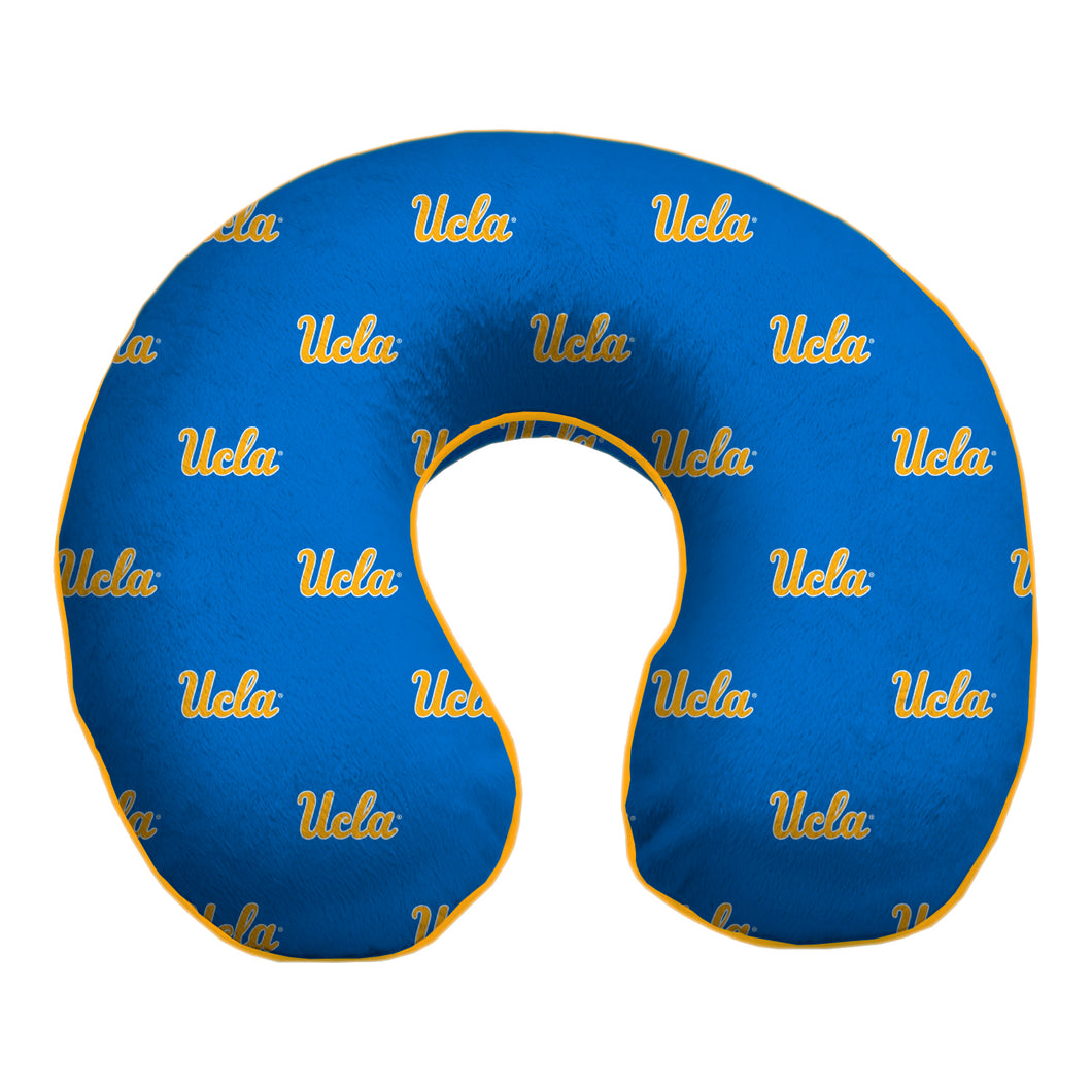 UCLA Bruins Repeat Logo Memory Foam Travel Pillow