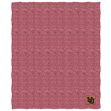Load image into Gallery viewer, Utah Utes Two Tone Sweater Knit Blanket
