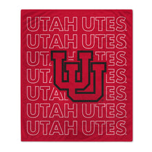 Load image into Gallery viewer, Utah Utes Echo Wordmark Blanket
