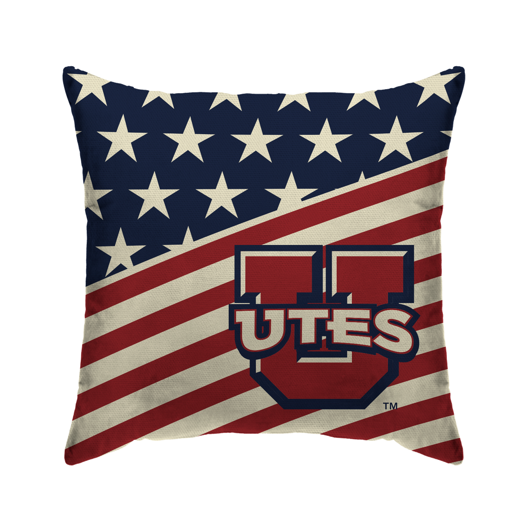 Utah Utes Americana Duck Cloth Decor Pillow