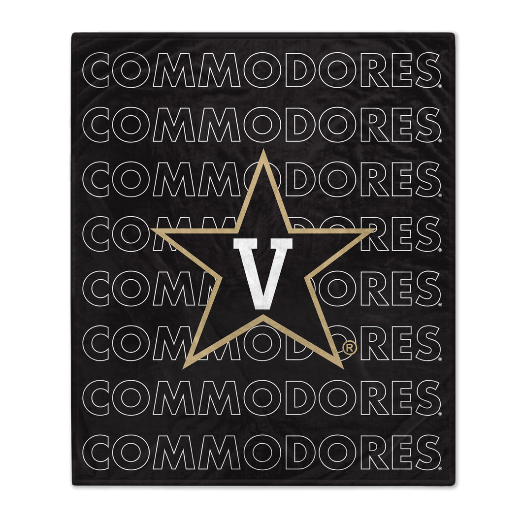 Vanderbilt Commodores Echo Wordmark Blanket