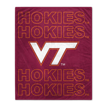 Load image into Gallery viewer, Virginia Tech Hokies Echo Wordmark Blanket

