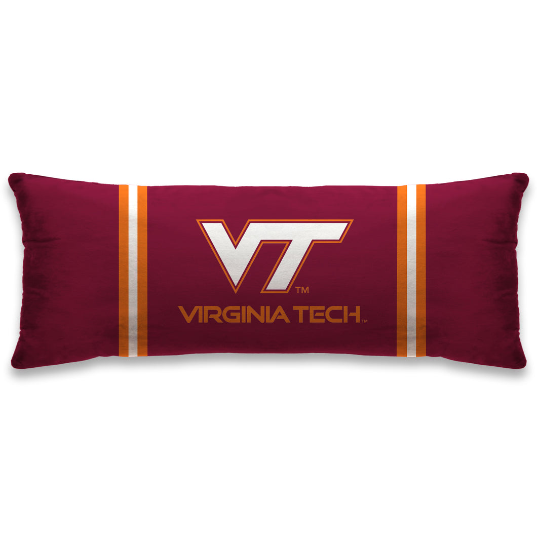 Virginia Tech Hokies Standard Logo Body Pillow