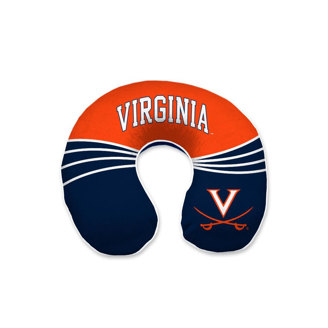 Virginia Cavaliers Wave Memory Foam Travel Pillow