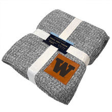 Load image into Gallery viewer, Washington Huskies Two Tone Sweater Knit Blanket
