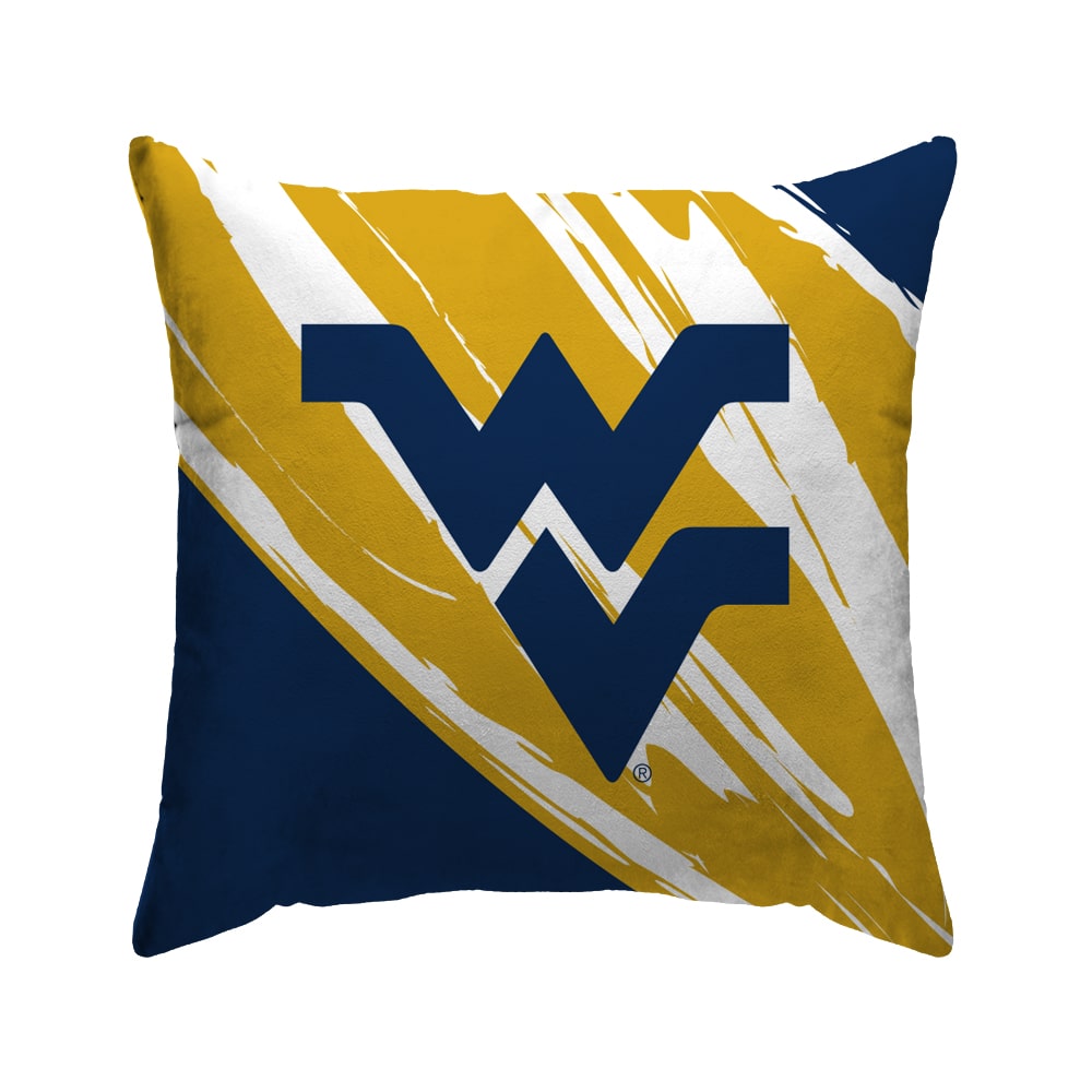 West Virginia Mountaineers Retro Jazz Poly Spandex Decor Pillow