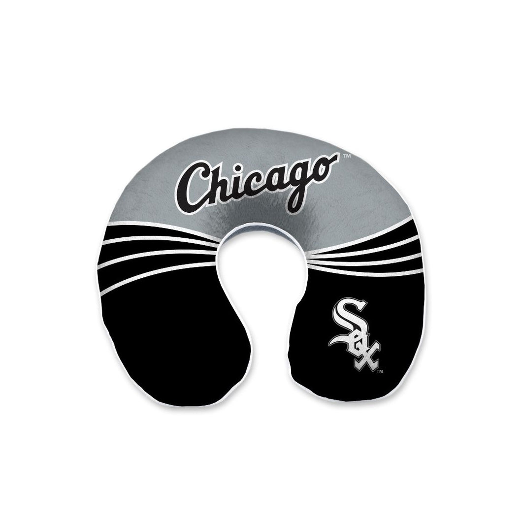 Chicago White Sox Wave Memory Foam Travel Pillow