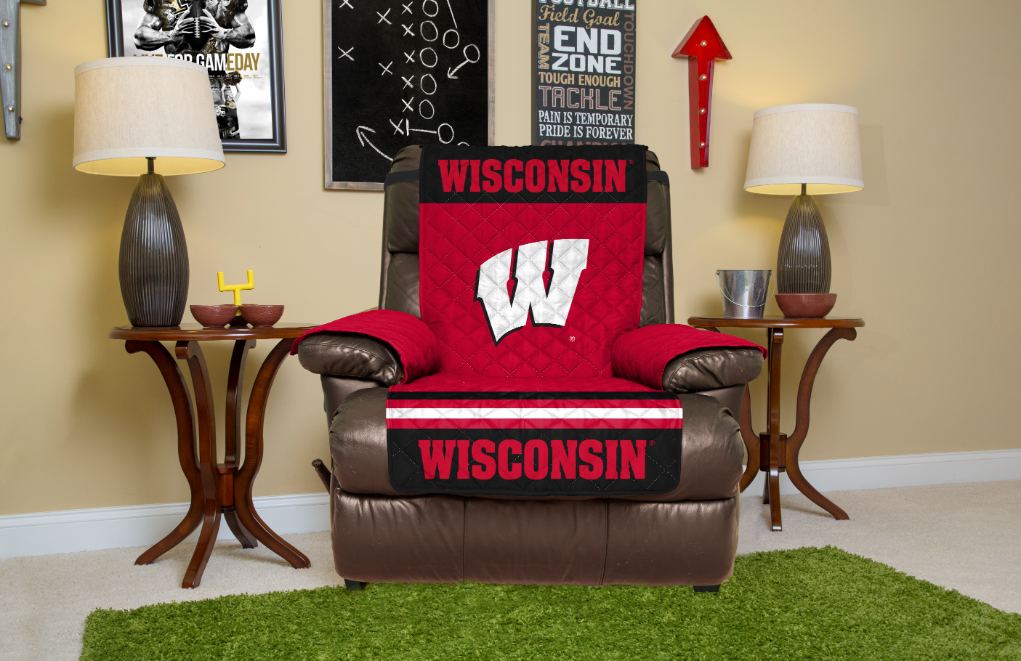 Wisconsin Badgers Recliner Furniture Protector